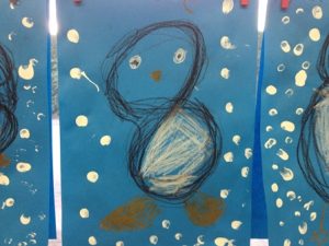pinguin fijne motoriek schrijven kleuters