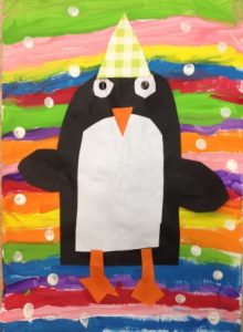 pinguïn verven