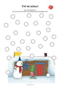 tel en kleur winter kleuters
