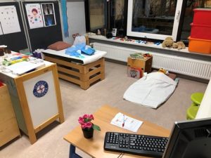 ziek zijn kleuters themahoek spelhoek