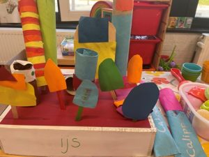 ijskraam kleuters spel