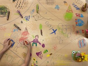 picknick groepstekening