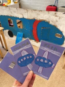 vliegtuig spelhoek kleuters