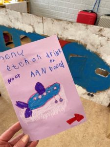 vliegtuig spelhoek kleuters