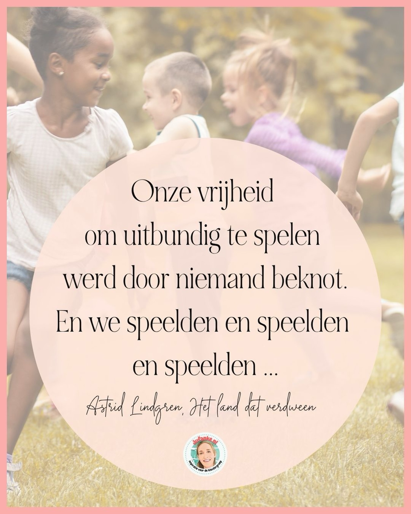 Fijn weekend! Enne … spelen mag! 💚