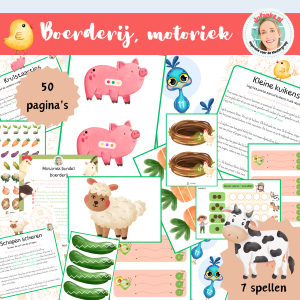 fijne motoriek bundel thema boerderij kleuters groep 1-2