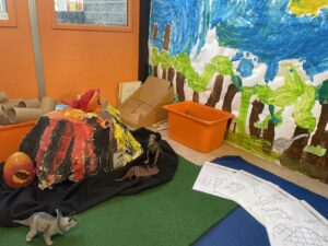 dino bouwhoek kleuters