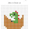 Kralenplankvoorbeelden dinosaurussen - Afbeelding 5