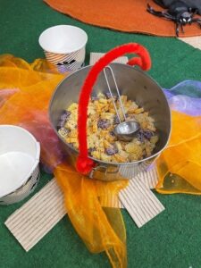 halloween heksenhoek kleuters spel spelen