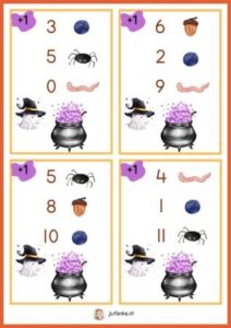 heksensoep telkaarten kleuters