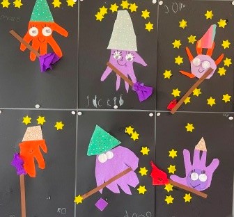 heks vouwen knutselen kleuters