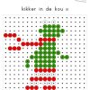 kikker in de kou kralenplankvoorbeelden