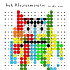 kralenplankvoorbeeld kleurenmonster