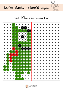 kralenplank kleurenmonster
