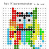kleurenmonster kralenplankvoorbeeld