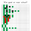 kleurenmonster kralenplankvoorbeeld
