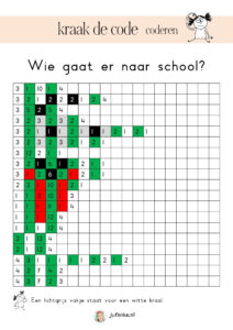 kleurenmonster kralenplankvoorbeeld