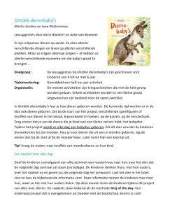 ontdek dierenbaby's lessuggesties