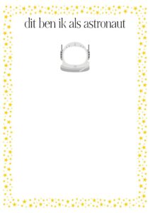 dit ben ik als astronaut