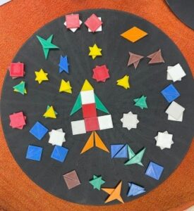 raket mozaiek kleuters