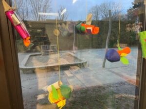 raket knutselen kleuters