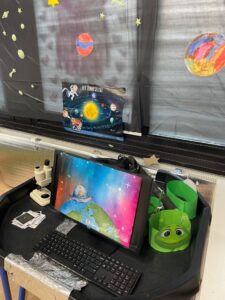 spelhoek thema ruimte kleuters