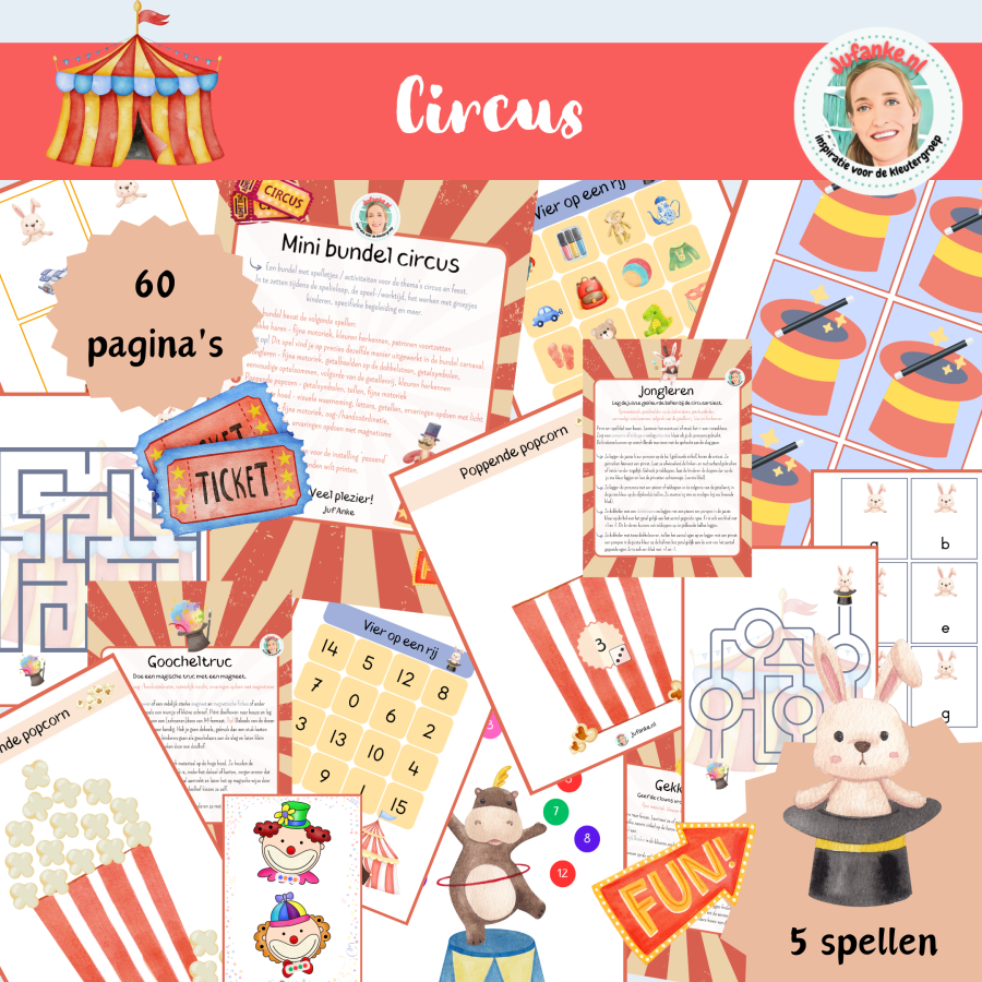 circus spelinloop bundel kleuters