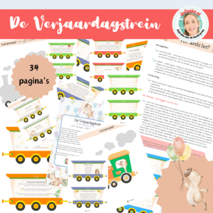 verjaardagstrein verjaardag kleuters