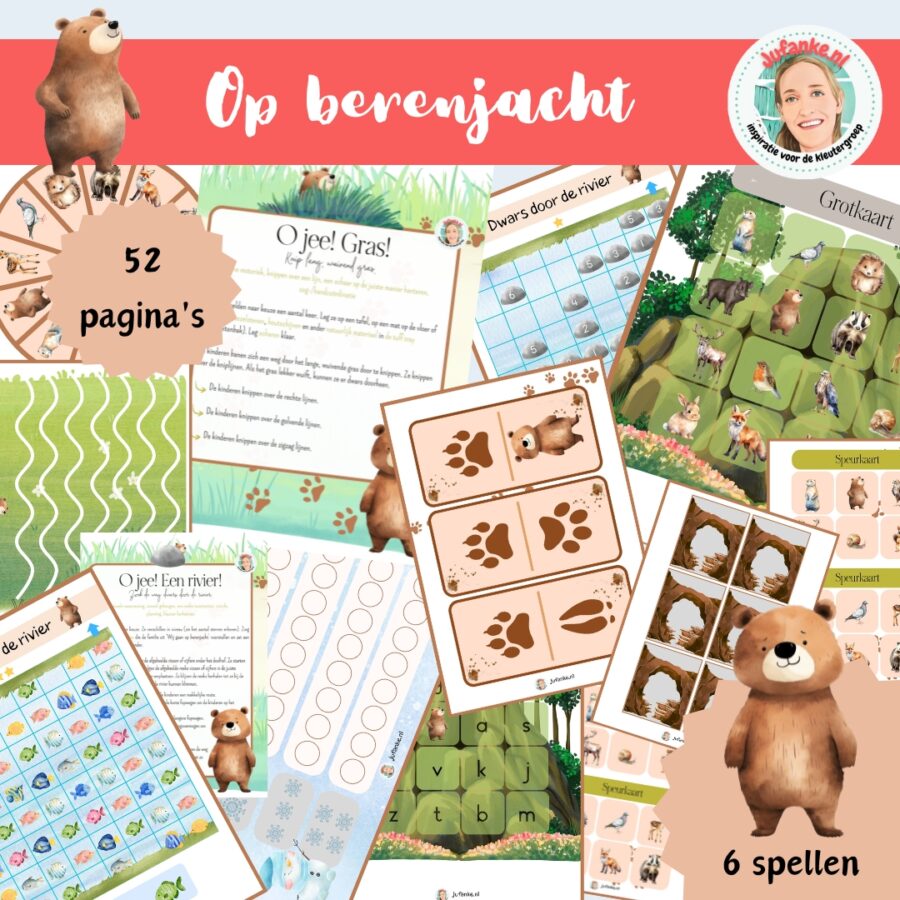 wij gaan op berenjacht, kinderboekenweek vol avontuur