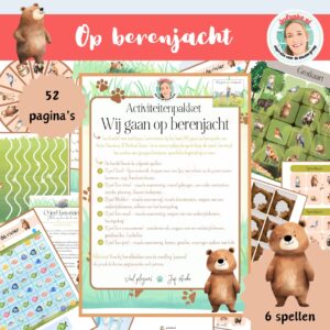 wij gaan op berenjacht, kinderboekenweek vol avontuur