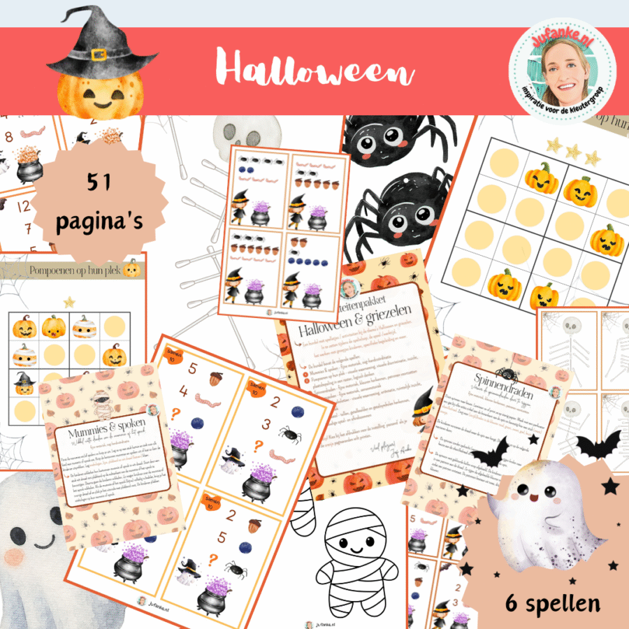 Halloween & griezelen - spelinloop / activiteitenbundel