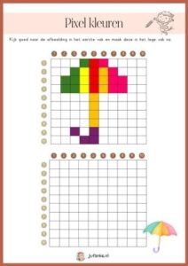 pixel kleuren herfst