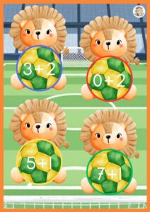 voetbal WK figurovorm kleuters