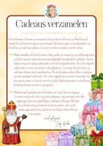 cadeaus verzamelen sinterklaas thema opening