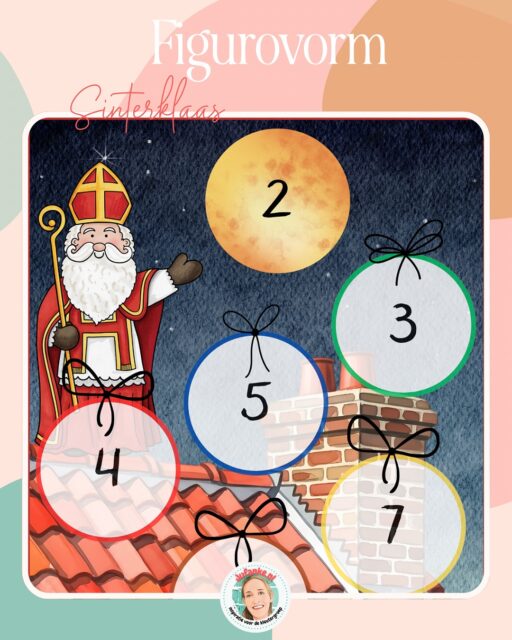 Nieuw! Figurovorm Sinterklaas 🎁 

Kaarten om met Figurovorm (de cirkeldoos) aan de slag te gaan in het thema Sinterklaas. 
De kinderen leggen kruidnoten of pakjes door met de vormpjes uit Figurovorm cirkels te maken. 
De kaarten zijn er in verschillende niveaus. 

🔗 Gratis te downloaden op Jufanke.nl! 😃

#kleuters #groep12 #juf #meester #onderwijs #sinterklaas #figurovorm