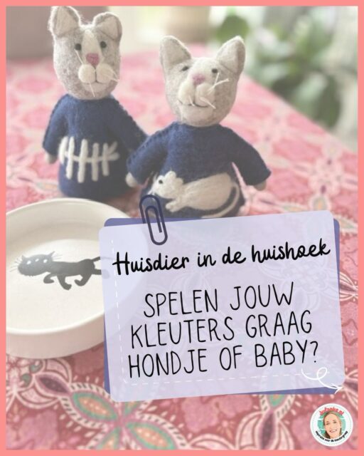 Herkenbaar? 
Als ik even niet oplet verandert m’n huishoek in een kamer vol baby’s die het liefst ín de kinderstoel en wandelwagen kruipen. 🫣 Of heb ik het gevoel dat ik in een dierentuin vol mini-tijgers ben beland. Hmm, daar gaan we iets aan doen!

🐱 Deze leuke katten zijn van @sjaalmetverhaal 💙