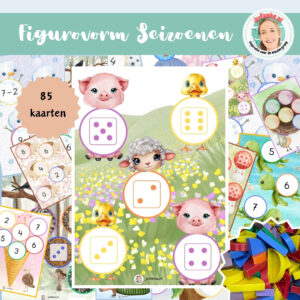 figurovorm seizoenen kleuters ontwikkelingsmateriaal