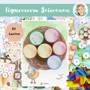 figurovorm seizoenen kleuters ontwikkelingsmateriaal