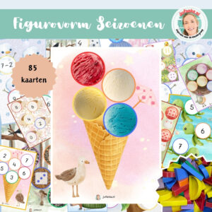 figurovorm seizoenen kleuters ontwikkelingsmateriaal