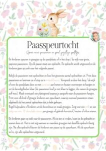 pasen speurtocht kleuters