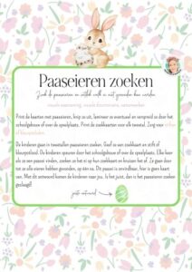 zoekspel pasen kleuters opening thema