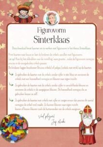 figurovorm sinterklaas kleuters