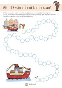 sinterklaas stoomboot dobbelen