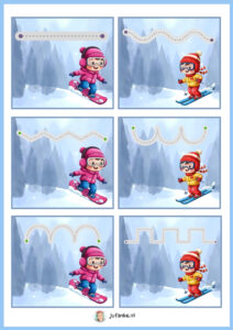 olympische winterspelen kleuters spelinloop