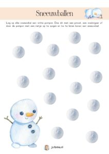 winter fijne motoriek en mondmotoriek