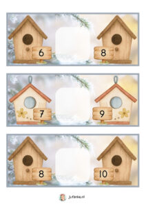 winter vogels buurgetallen