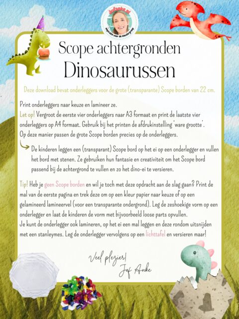 🦕 Zo worden dino’s bijna schattig! 
Te leuke achtergronden voor de Scope borden & meer dino dingen staan nu online! 🤩 

🔗 Kijk bij de thema’s op Jufanke.nl > dinosaurussen > downloads 🦖 WROAHH (rennen!!)