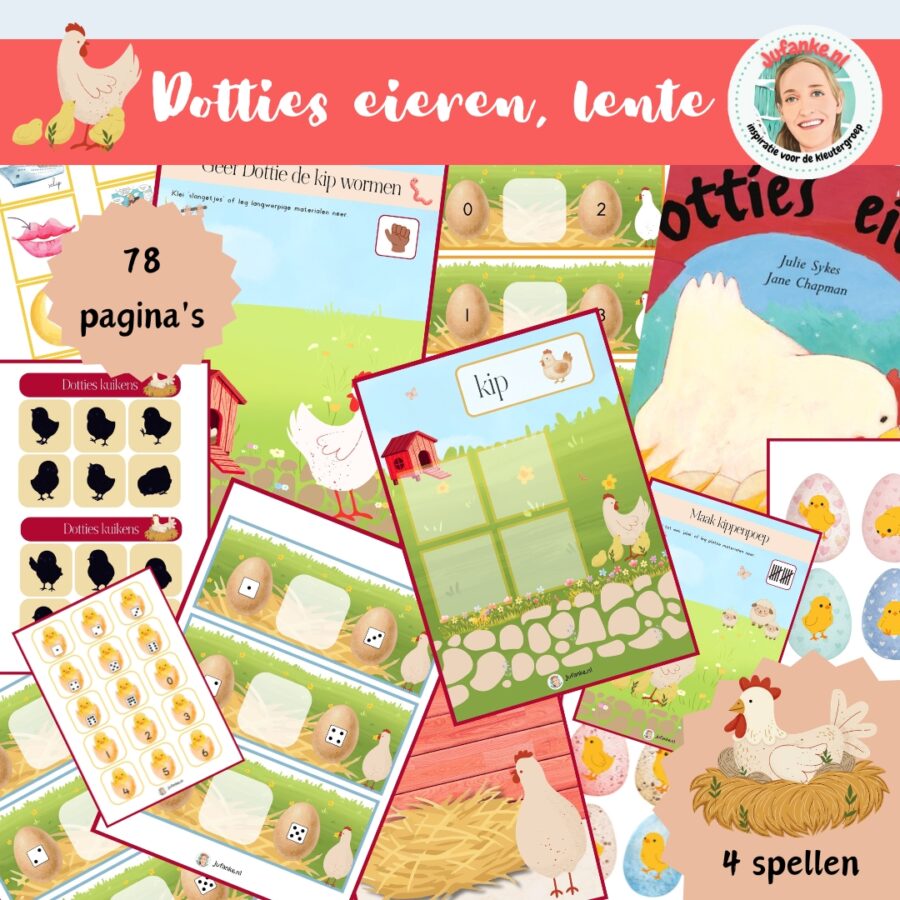 Boerderij & lente | Dotties eieren - minibundel