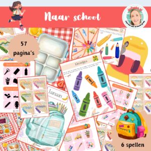 naar school spellenpakket kleuters inloop