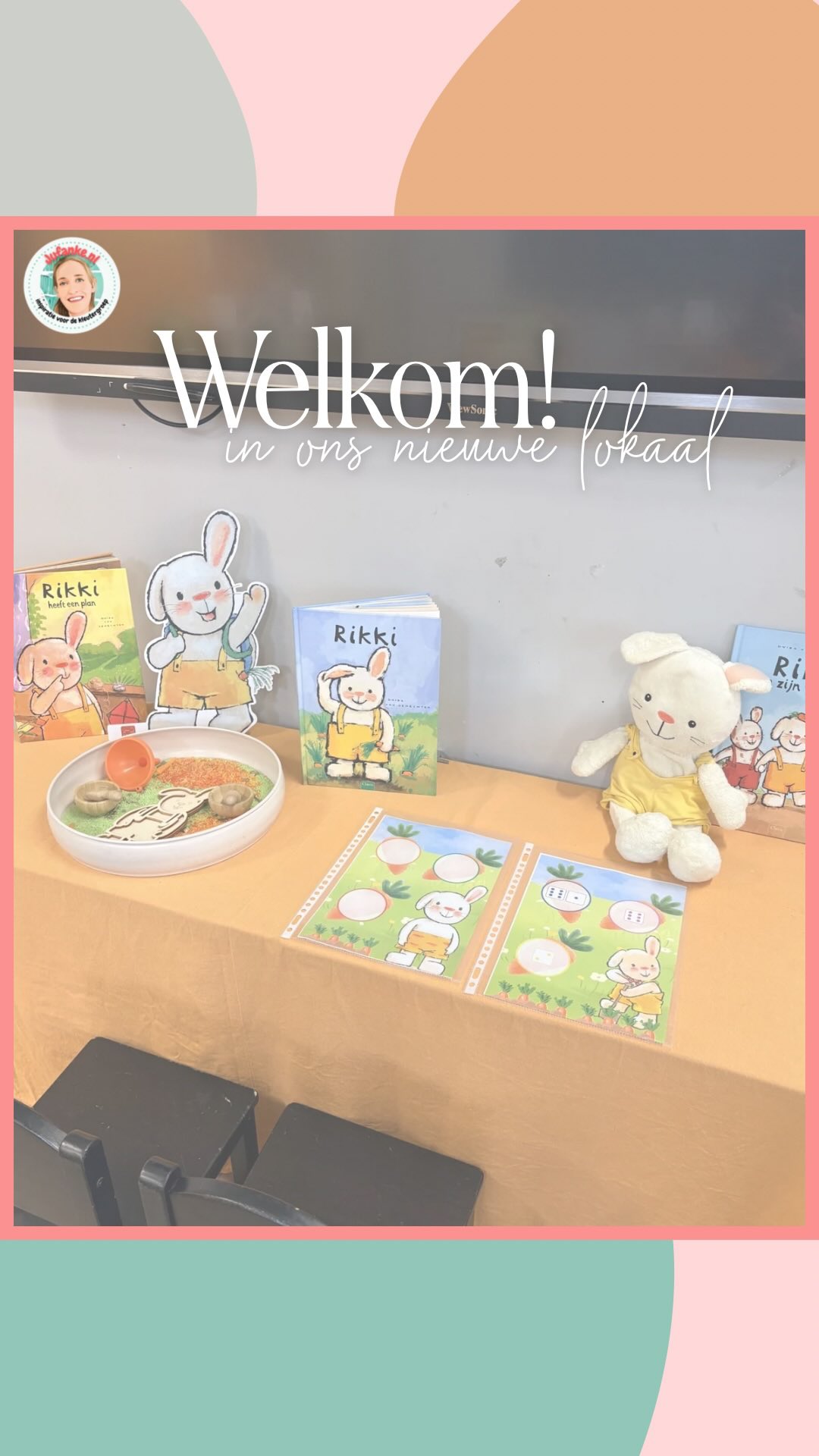 Na 12, 13, 14?? jaar (ik ben ergens onderweg de tel kwijt geraakt) 🤷🏼‍♀️ heb ik m’n vertrouwde kleuterlokaal verlaten. Op naar een nieuw plekje in onze school. Dit is ‘m geworden!